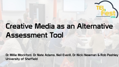 Thumbnail for Creative Media as an Alternative Assessment Tool