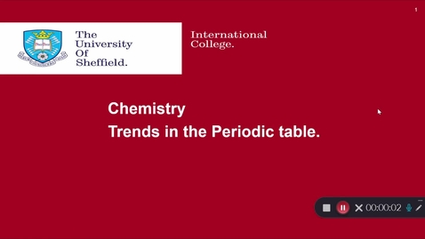 Thumbnail for Chemistry semester 1  trends part 1