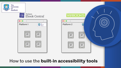 Thumbnail for entry Ebook accessibility tools