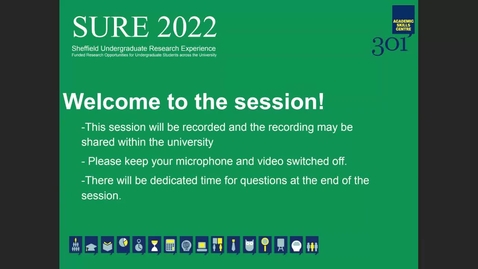 Thumbnail for entry SURE 2022 Information Session Recording