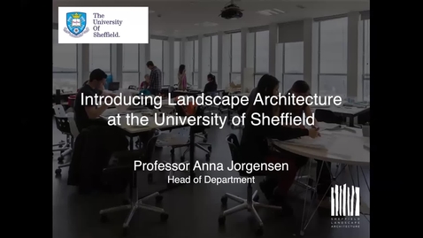 Thumbnail for Landscape Architecture Webinar