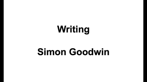 Thumbnail for Writing Skills for MSc Students