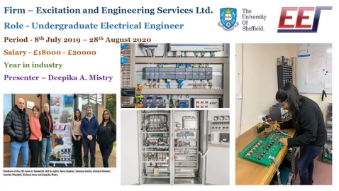 Thumbnail for A Year in Industry at Excitation and Engineering Services Ltd.