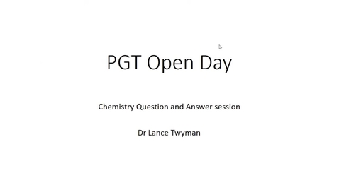 Thumbnail for Chemistry - Postgraduate Open Day 2021