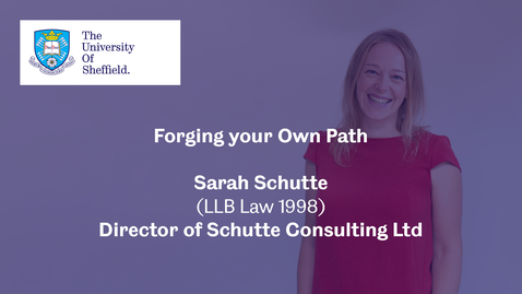 Thumbnail for Sheffield Insights - Sarah Schutte