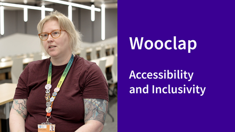 Thumbnail for Wooclap: Accessibility and Inclusivity