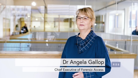 Thumbnail for Dr Angela Gallop interview: Forensic Science