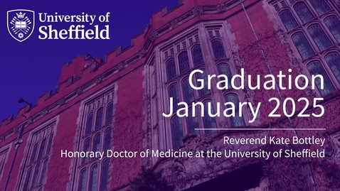 Thumbnail for Reverend Kate Bottley Honorary Doctor of Medicine