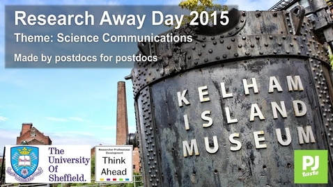 Thumbnail for entry Researcher Away Day 2015