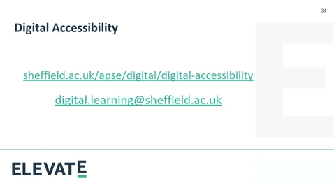 Thumbnail for entry Introduction to Digital Accessibility (7th September 2020)