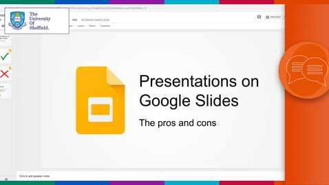 Thumbnail for entry Presentations on Google Slides