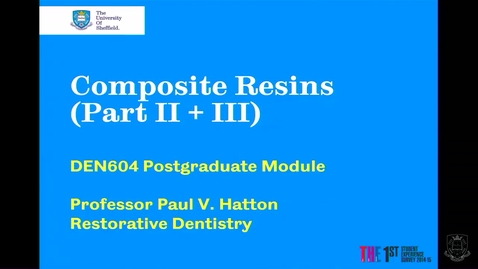 Thumbnail for entry Composite Resins 2 - Quiz