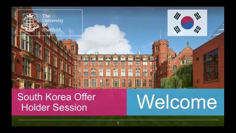 Thumbnail for South Korea Briefing from the University of Sheffield