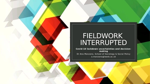 Thumbnail for Lockdown Fieldwork Clinics WRDTP Conference: AQUALM