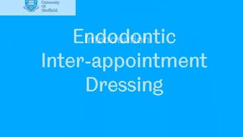 Thumbnail for entry Endodontic inter-appointment dressing