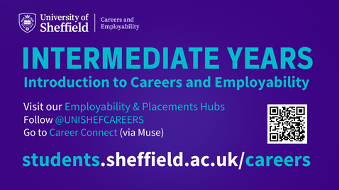 Thumbnail for Intermediate Years - Careers and Employability Introduction