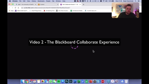 Thumbnail for entry Blackboard Collaborate Guide 2 - The Collaborate Experience