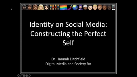 Thumbnail for Taster Lecture: Constructing the Perfect Self