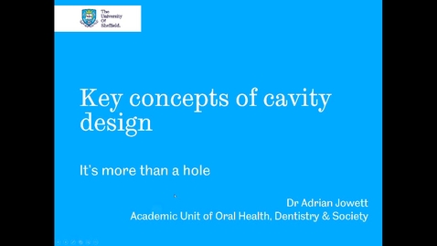 Thumbnail for Key Concepts of Cavity Design
