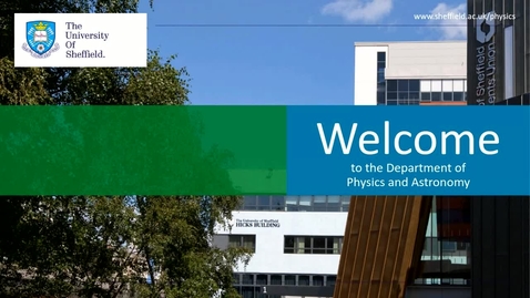 Thumbnail for Physics and Astronomy - Applicant Day talk