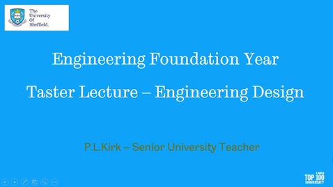 Thumbnail for SEFY Taster Lecture