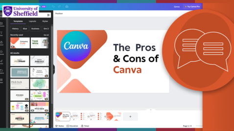 Thumbnail for Presentations on Canva
