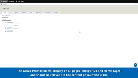 Thumbnail for New CMS Training | Group owner top up | Creating and adding Group Promotions