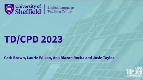 Thumbnail for TD CPD 2023