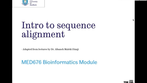 Thumbnail for Intro to Sequence Alignment