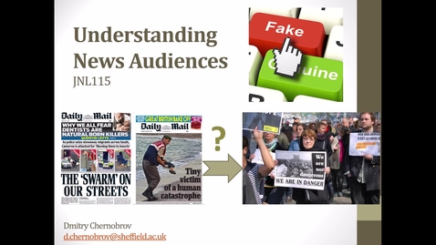 Thumbnail for entry Understanding news audiences