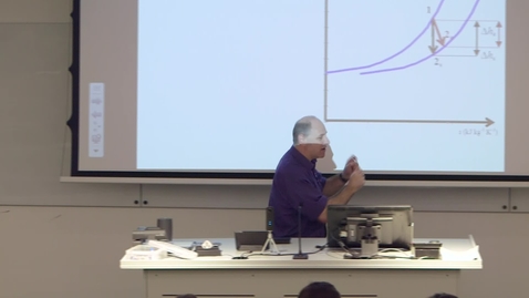 Thumbnail for entry Professor Stephen Beck Thermodynamics Lecture 2