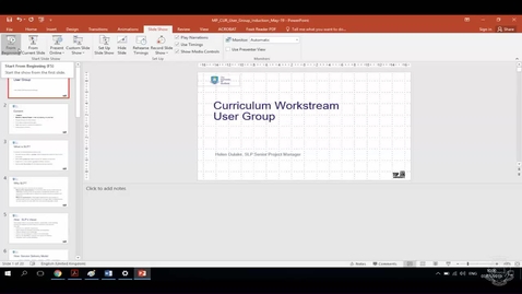 Thumbnail for entry CUR Curriculum Manager Out-of-the-Box Demo (7 May 19)
