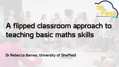 Thumbnail for entry A flipped classroom approach to teaching basic maths skills