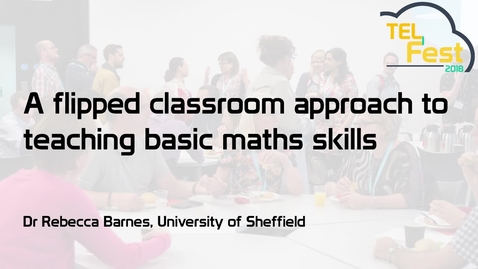 Thumbnail for A flipped classroom approach to teaching basic maths skills