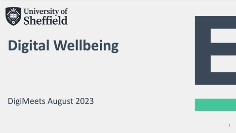 Thumbnail for DigiMeets - Digital Wellbeing - 29/08/23