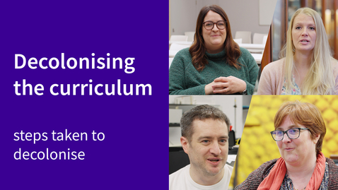 Thumbnail for Steps towards a decolonised curriculum