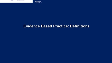 Thumbnail for Evidence Based Practice Definition - Dr Parveen Ali