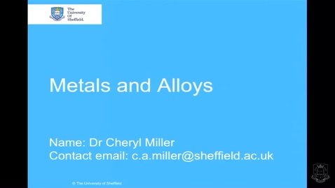 Thumbnail for entry Metals and Alloys - Quiz