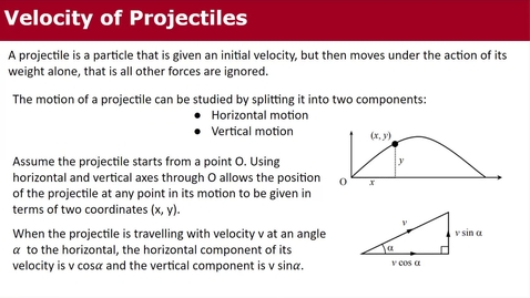 Thumbnail for Projectile Motion - Quiz