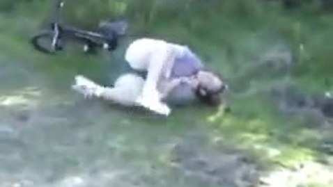 Thumbnail for Kid falling off bike in reverse