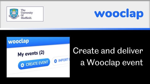 Thumbnail for entry Wooclap: create and run an interactive classroom event