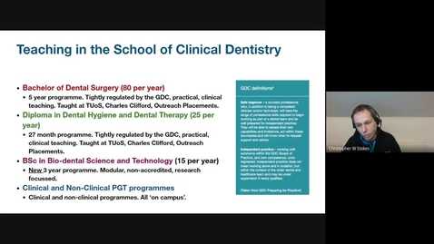 Thumbnail for Core &amp; Enhanced Symposium - Digital Core in the programme - Professor Chris Stokes (Digital Core)