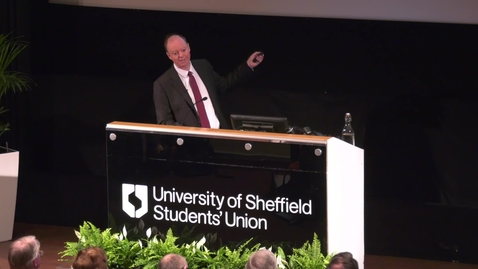 Thumbnail for entry Professor Chris Whitty: The 20th Sir Arthur Hall Memorial Lecture.  What will the NHS be facing on its 90th birthday? Thurday 15 February 2018.