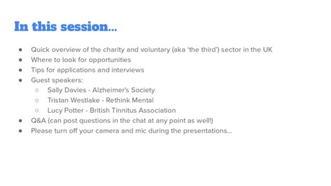 Thumbnail for Careers In...Charities and the voluntary sector