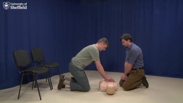 Go to Street Medicine Briefing: CPR; Handover with duration: 27 seconds