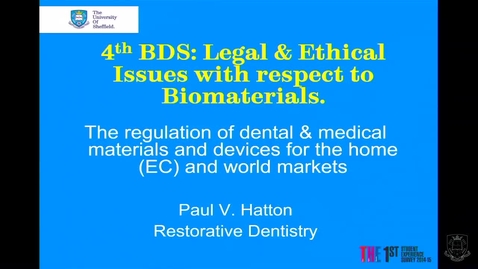 Thumbnail for Legal and Ethical Issues in Dental Materials - Quiz