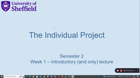 Thumbnail for IntroLecture Individual Project 2024-25
