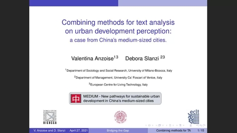 Thumbnail for entry Bridging the gap: innovative methods for text analysis in political science and IR (27/04/21) WRDTP: CEL/SCJ