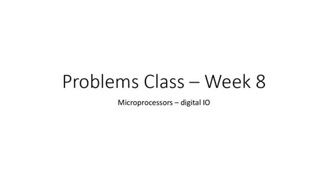 Thumbnail for 8. Problems Class - Digital Signals