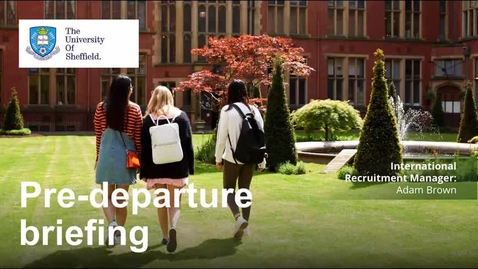 Thumbnail for International Students Pre-Departure Briefing 2021